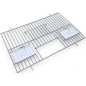 Storefront for cage, training with 1-door and 2-door feeders 34x22cm