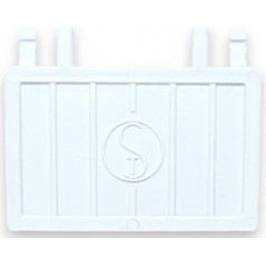 Porte battante en plastique blanc - Ost Belgium à 0,35 € - Ost-Belgium - 88352621 - Devantures