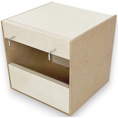 Nid exotique ouverte 12x12,5x12cm à 5,45 € - Ost-Belgium - 87112071 - Nids