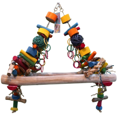 Perchoir Triangulaire Moyen 40x40x50cm - Parrots & Toys swing0008 Vogelhof - Parrots & Toys 26,95 € Ornibird