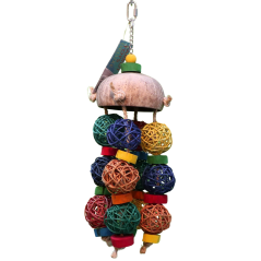 Grappe en osier Coco 40x15x15cm - Parrots & Toys toys0049 Vogelhof - Parrots & Toys 17,95 € Ornibird