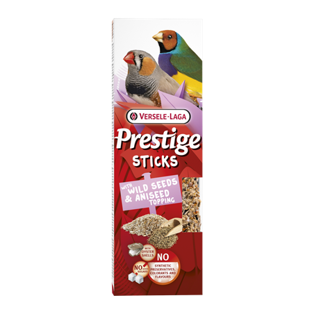 Sticks Petits Passereaux avec Graines Sauvages & Garniture de Graines d'anis- 2x30gr -Bâtonnets de graines très variés 422356...