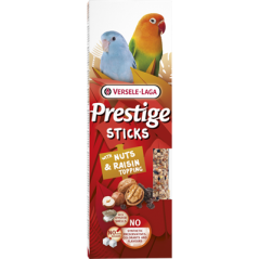 Sticks Petits Perroquets avec Noix & Garniture de Raisins - 2x30gr - Bâtonnets de graines très variés 422352 Versele-Laga 2,5...