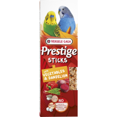 Sticks Petites Perruches avec Légumes & Pissenlit - 2x30gr - Bâtonnets de graines très variés à 2,50 € - Versele-Laga - 42235...