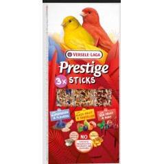 Sticks Canaris Triple Variety Pack - 3 goûts - Bâtonnets de graines très variés à 3,30 € - Versele-Laga - 422350 - Snacks