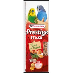 Sticks Petites Perruches avec Œufs & Thym - 2x30gr - Bâtonnets de graines très variés à 2,50 € - Versele-Laga - 422354 - Snacks