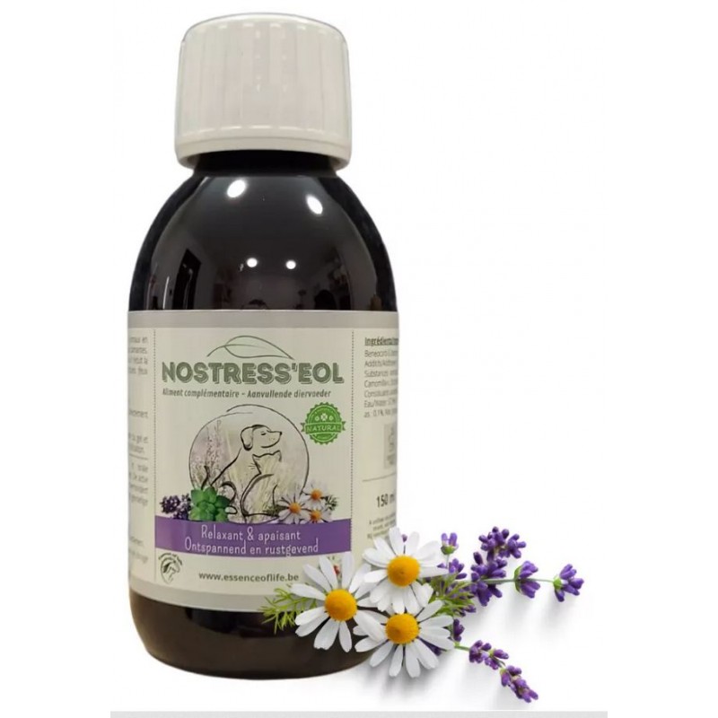 Nostress'eol Solution buvable relaxante et apaisante 3L - Essence of Life (chien sportif)