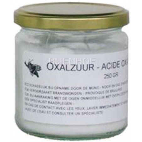 Acide oxalique 250gr - Bijenhof à 6,45 € - Bijenhof - 22174 - Matériel Apiculteur