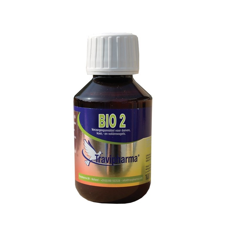 Bio 2, complexe respiratoire 100ml - Travipharma pigeons