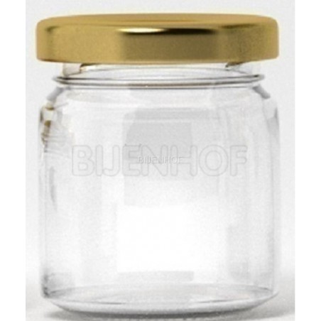 Pot droit 43 - 41ml/50gr avec couvercle par 50 - Bijenhof à 18,15 € - Bijenhof - 60200 - Récolter les abeilles