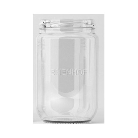 Pot droit 82-750ml/1000gr sans couvercle par 12 - Bijenhof à 9,50 € - Bijenhof - 60240 - Récolter les abeilles