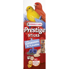 Sticks Canaris avec Super Graines & Fleurs - 2x30gr - Bâtonnets de graines très variés à 2,50 € - Versele-Laga - 422346 - Snacks