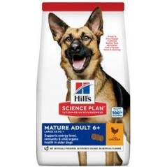 Science Plan aliment pour Chien Adulte Mature 5+ de Grande Race au Poulet 12kg - Hill's à 75,75 € - Hill's - 604313 - Hill's