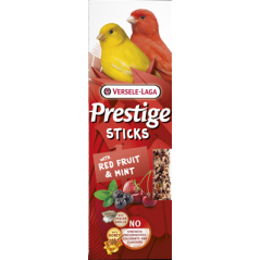 Sticks Canaris avec Fruits Rouges & Menthe - 2x30gr - Bâtonnets de graines très variés à 2,50 € - Versele-Laga - 422348 - Snacks