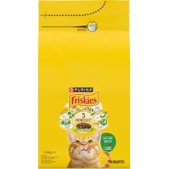 Chat Adult Lapin, Poulet et Légumes 1,5kg - Friskies à 5,60 € - Purina - 12570922 - Friskies