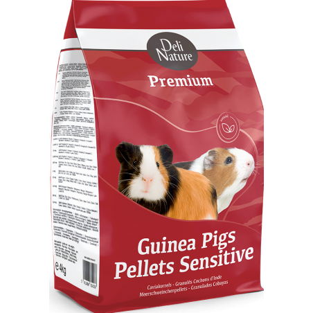 Granulés Cochons d'Inde Sensitive Premium 3kg - Deli Nature à 6,75 € - Deli Nature - 20629 - Prémium petit conditionnement