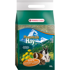 Versele-Laga Mountain Hay Dandelion 500gr - Foin de montage aux pissenlits à 4,05 € - Versele-Laga - 424181 - Versele-Laga