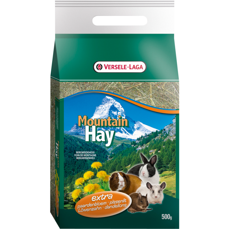 Versele-Laga Mountain Hay Dandelion 500gr - Foin de montage aux pissenlits