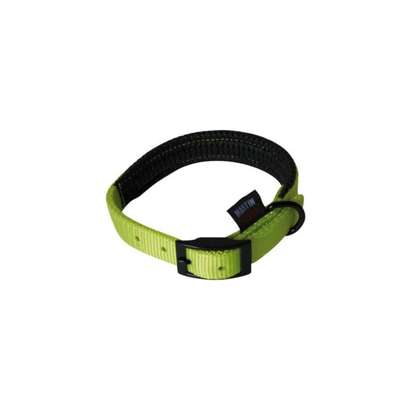 Collier Nylon Confort L 25-55 Vert - Martin Sellier