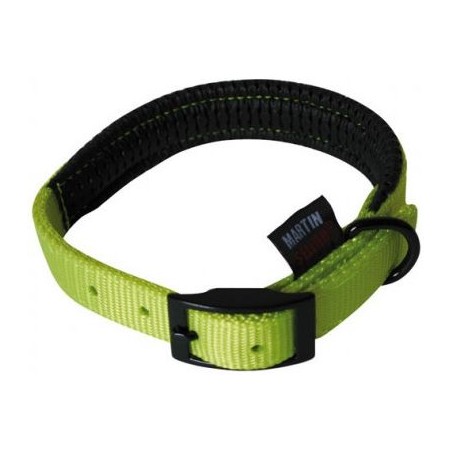 Collier Nylon Confort L 25-55 Vert - Martin Sellier