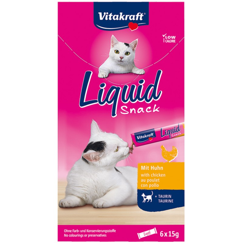 Snack liquide Au poulet 6pièces - Vitakraft