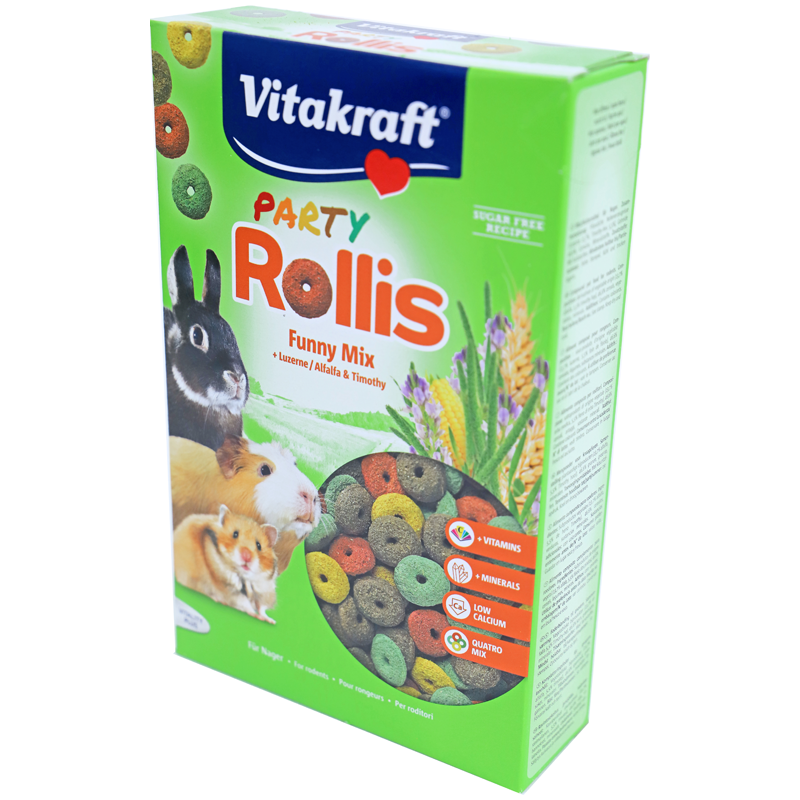 Rongeur Rollis Party mélange amusant 500gr - Vitakraft