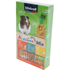 Rongeur Mix miel/épeautre-légume/betterave-agrumes/orange-cracker cochon d'Inde 3en1 - Vitakraft à 5,25 € - Gebr. de Boon - 0...