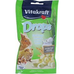 Gouttes de yaourt pour rongeurs 75gr - Vitakraft à 3,00 € - Gebr. de Boon - 0193492 - Snacks aux épices, fruits & légumes