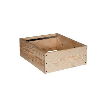 Hausse Dadant-blatt 10 cadres simple paroi sans cadres 50x43cm - Bijenhof à 28,00 € - Bijenhof - 10148 - Ruches