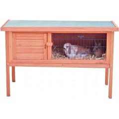 Kit de construction clapier à lapin avec tiroir, marron 91x45x70cm - Gebr. de Boon à 109,95 € - Gebr. de Boon - 0204720 - Cag...