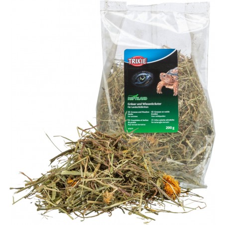 Graminées et herbes de prairie pour tortues 200gr - Trixie à 6,00 € - Trixie - 76279 - Tortues