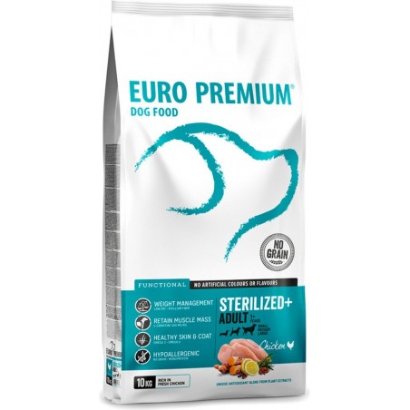 Adult Sterilized+ 10kg - Euro Premium 62144 Euro Premium - Dog Food 65,90 € Ornibird