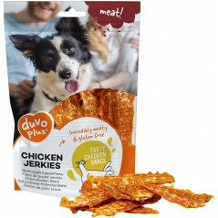 Jerkies de poulet 100gr - Duvo+ à 3,95 € - Duvo + - 12445 - Snacks à la viande