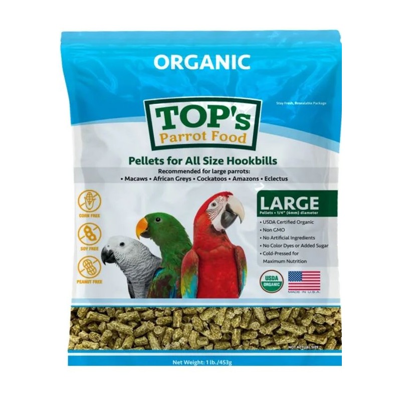 Granulés pour perroquet 453gr - Top's Parrot