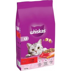 Adult 1+ Délicieuses croquettes fourrées au Boeuf 3,8kg - Whiskas à 14,99 € - Whiskas - 326343 - Whiskas