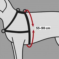 Harnais de dressage Lead'n'Walk Soft M-L 55-90cm/25mm - Trixie 13056 Trixie 27,95 € Ornibird