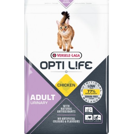 Cat Adult Urinary Chicken 2,5kg - Opti Life à 26,65 € - Opti Life - 441317 - Opti Life