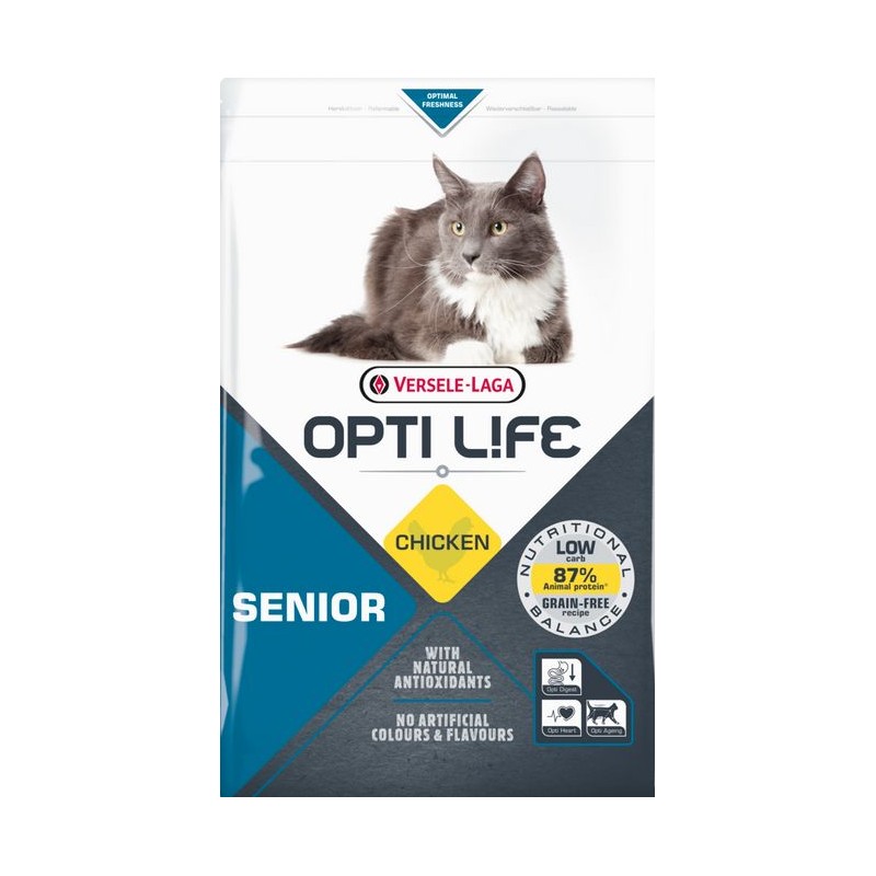 Cat Senior Chicken 1kg - Opti Life