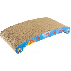 Griffoir en carton Schtroumpfette 45x22x13cm - Duvo+ à 8,45 € - Duvo + - 13637A - Arbre à chat & griffoir