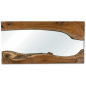 Miroir En Bois Teck Rectangulaire 60x3,5x80cm - Giganterra