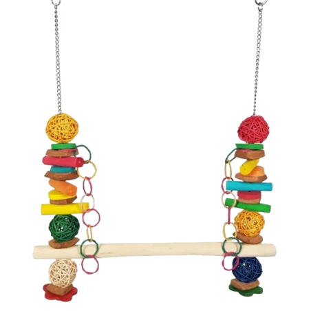 Jouet Perroquet Chewy Ball Giant Swing 60x62cm - Parrots & Toys à 32,25 € - Vogelhof - Parrots & Toys - SWING0003 - Jouets