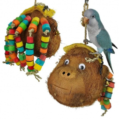 Coconut Monkey Mom - 45cm x 20cm x 20cm TOYS0008 Vogelhof - Parrots & Toys 34,35 € Ornibird