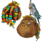 Jouet Perroquet Coconut Monkey Mom - 45cm x 20cm x 20cm TOYS0008 Vogelhof - Parrots & Toys 34,35 € Ornibird