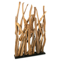 Cloison en bois teck akar 115x25x185 cm - Giganterra à 399,95 € - Giganterra - G02-03094 - Décoration naturelle