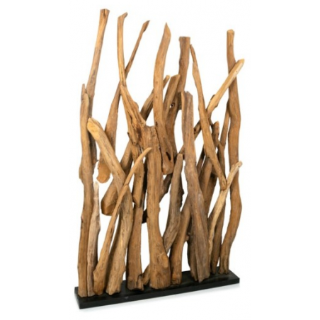 Cloison en bois teck akar 115x25x185 cm - Giganterra à 399,95 € - Giganterra - G02-03094 - Décoration naturelle