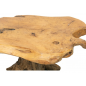 Table basse en bois racine de teck naturel - 70x90x45 cm