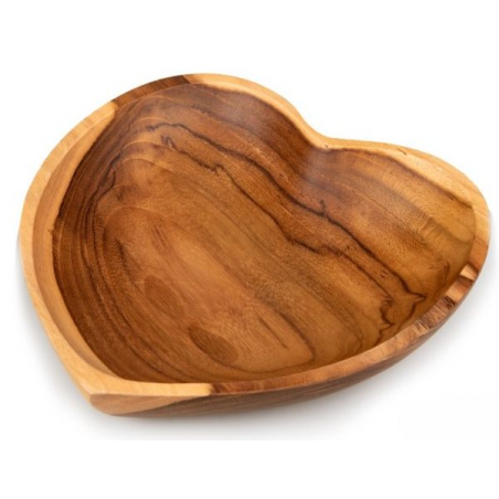 Plateau Cœur En Bois Teck 18x18x4cm - Giganterra G02-03067 Giganterra 11,95 € Ornibird