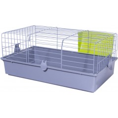 Cage Lapin Grise 80x46x36cm à 35,95 € - Grizo - 288238 - Cages d'intérieur