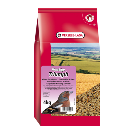 Pinsons de Concours Mue & Hiver - Triumph 4kg Mélange de graines de qualité à 9,45 € - Versele-Laga - 421447 - Graines