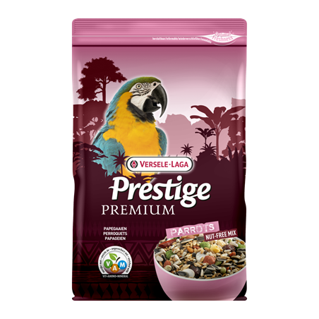 Prestige Premium Perroquets sans Noix 10kg - Mélange de graines enrichi en granulés VAM à 27,25 € - Versele-Laga - 421914 - P...